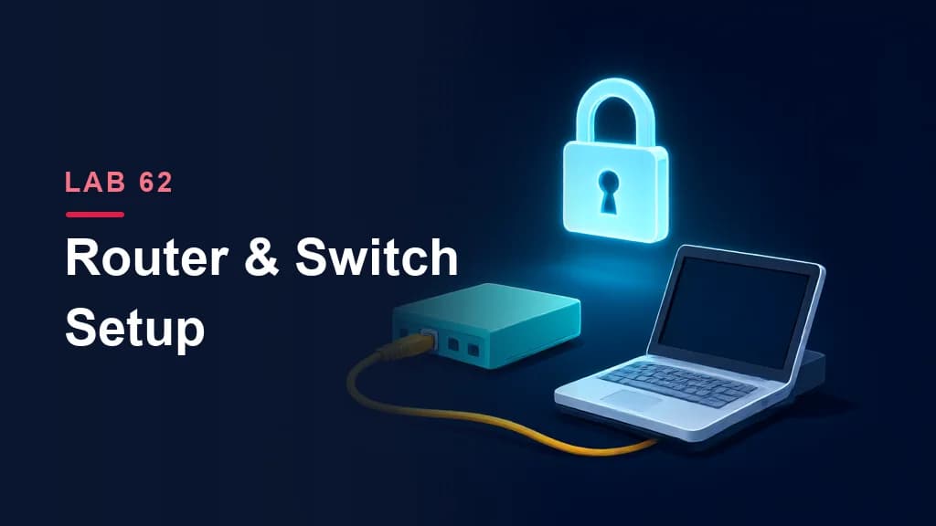 Lab 62: Router & Switch Initial Configuration