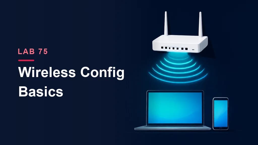 Lab 75: Wireless Configuration Basics