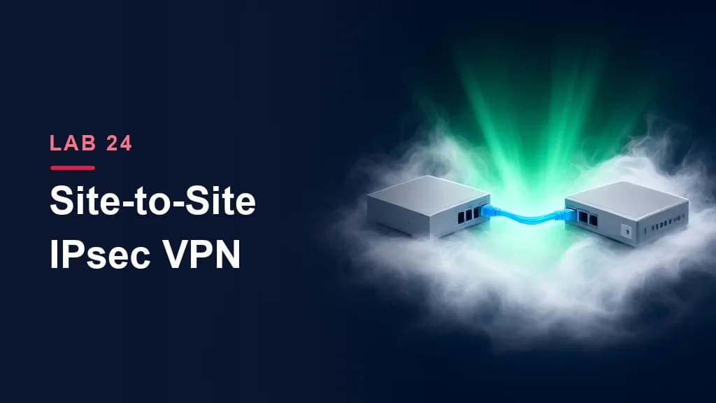 Lab 24: Site-to-Site IPsec VPN
