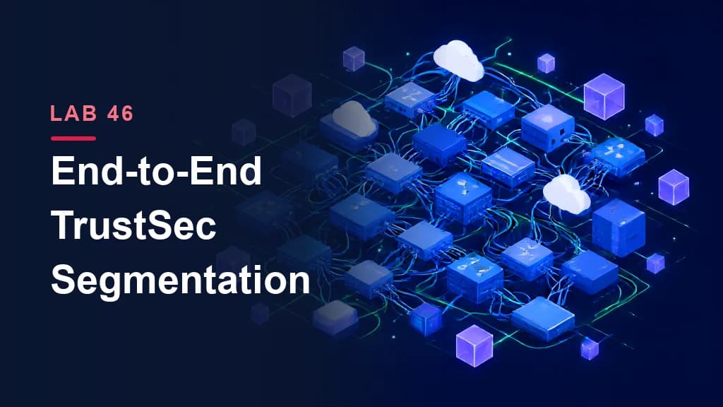 Lab 46: End-to-End Segmentation — TrustSec/SGT