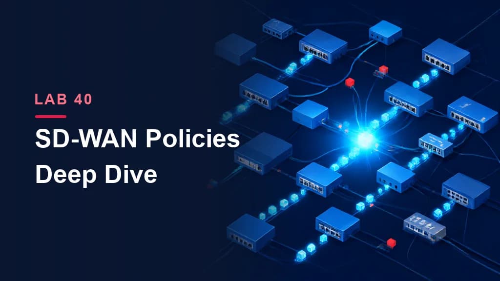 Lab 40: SD-WAN Policies Deep Dive
